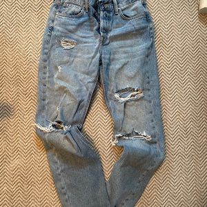Forever21 distressed “Boyfriend Jean”